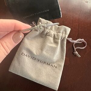 David Yurman Fleur de lis clasp bracelet